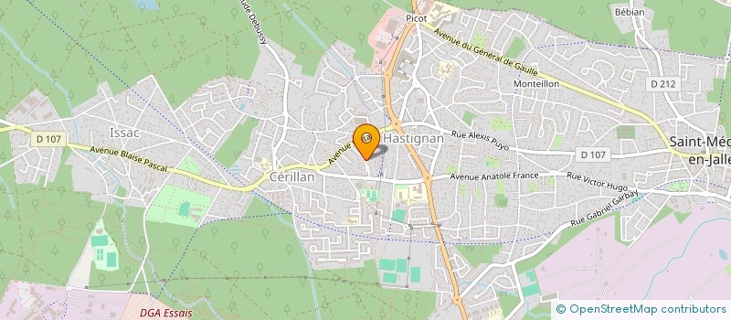 localisation de l'entreprise MONSIEUR FREDERICK SANT-ANNA  SAINT-MEDARD-EN-JALLES