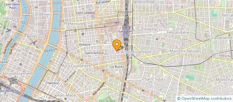 localisation de l'entreprise MONSIEUR FREDERICK TELLIER  LYON