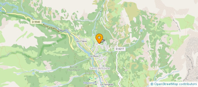 localisation de l'entreprise MONSIEUR FREDERICK VILLEMIN  VALLOUISE-PELVOUX