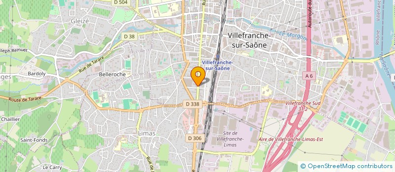 localisation de l'entreprise MONSIEUR FREDERICK VOGEL à VILLEFRANCHE-SUR-SAONE