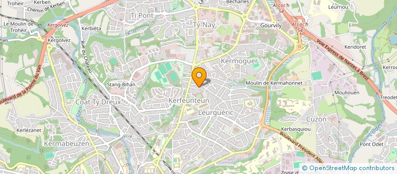 localisation de l'entreprise MONSIEUR FREDERICO ALVES DA COSTA à QUIMPER