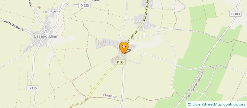 localisation de l'entreprise MONSIEUR FREDERICO CARMINATI  ETROUSSAT