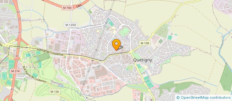 localisation de l'entreprise MONSIEUR FREDERICO COSTA TEIXEIRA  QUETIGNY