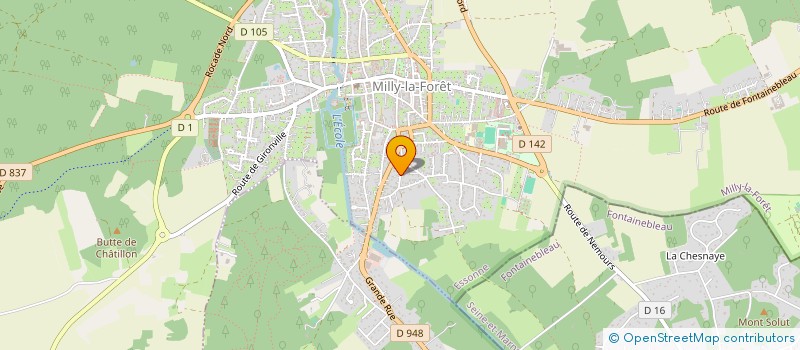 localisation de l'entreprise MONSIEUR FREDERICO CUNHA DE SOUSA  MILLY-LA-FORET