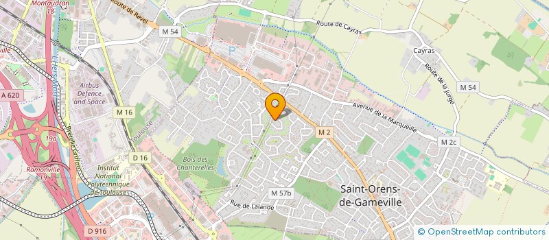 localisation de l'entreprise MONSIEUR FREDERICO GARGALLO  SAINT-ORENS-DE-GAMEVILLE