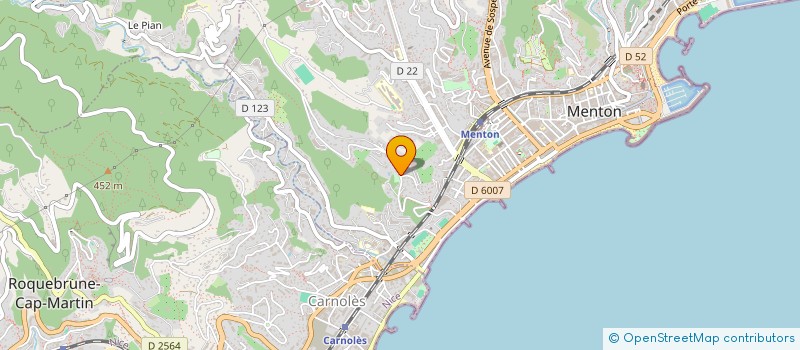 localisation de l'entreprise MONSIEUR FREDERICO NOGEIRA PINTO à MENTON