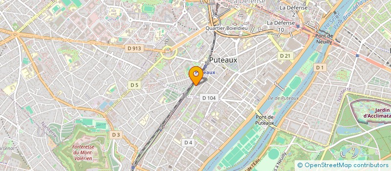 localisation de l'entreprise MONSIEUR FREDERICO OLIVEIRA  PUTEAUX