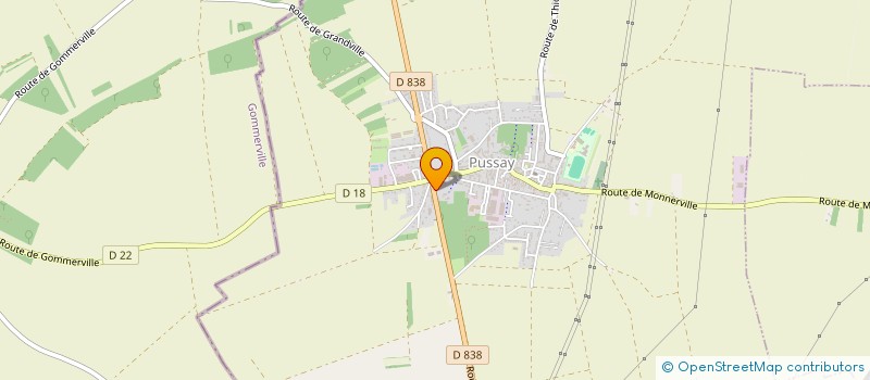 localisation de l'entreprise MONSIEUR FREDERICO RODRIGUES CRESPO  PUSSAY