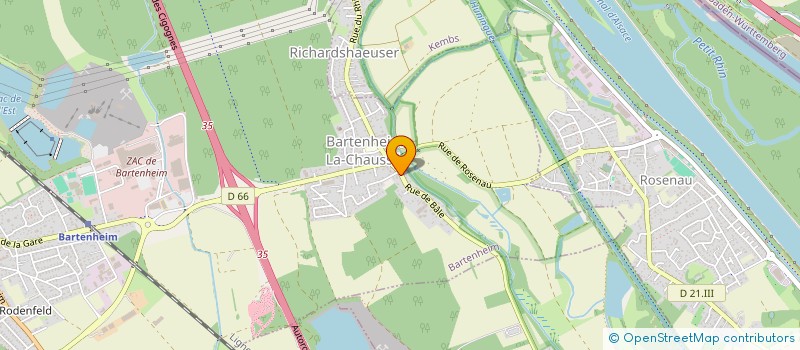 localisation de l'entreprise MONSIEUR FREDERICO ZARA  SCHLIERBACH