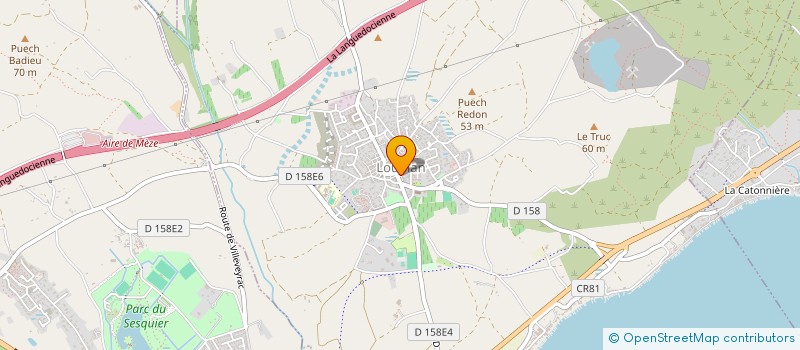 localisation de l'entreprise MONSIEUR FREDERIK GUIBAL  BOUZIGUES