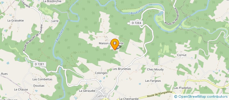 localisation de l'entreprise MONSIEUR FREDERIK KAARSEMAKER  GENIS