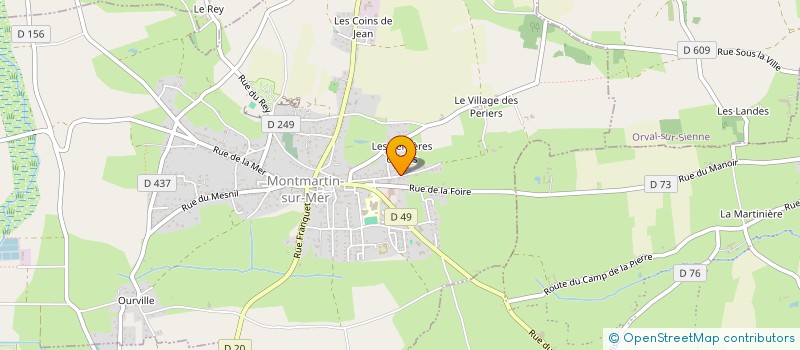 localisation de l'entreprise MONSIEUR FREDERIK LEGOUBIN  MONTMARTIN-SUR-MER