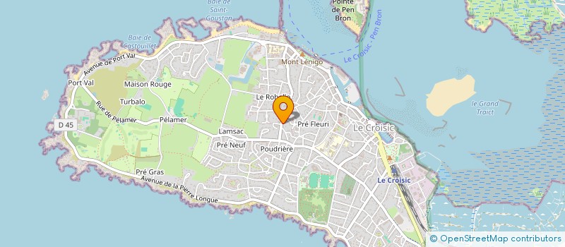 localisation de l'entreprise MONSIEUR FREDERIK MORISSON  LE CROISIC