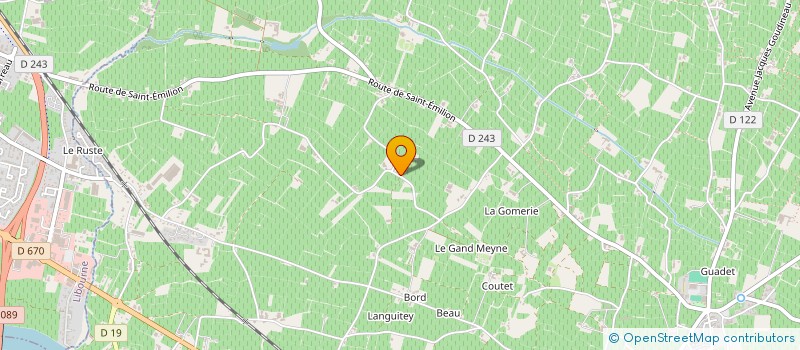 localisation de l'entreprise MONSIEUR FREDERIK MOUGENOT  SAINT-EMILION