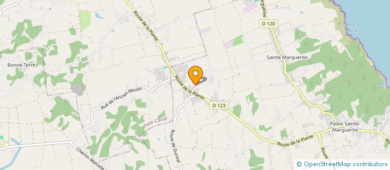 localisation de l'entreprise MONSIEUR FREDERIK ROMELLE à LE MOULE