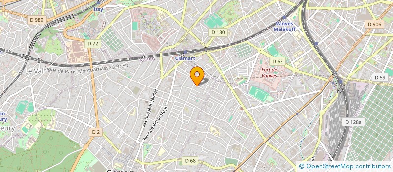 localisation de l'entreprise MONSIEUR FREDERIK TAGLIONE à CLAMART
