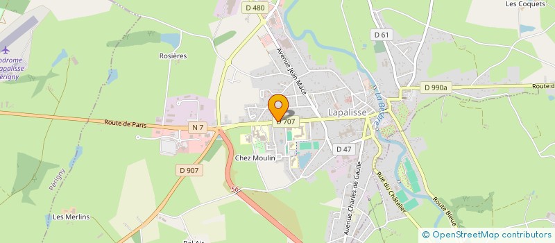 localisation de l'entreprise MONSIEUR FREDERIK VERNISSE à LAPALISSE