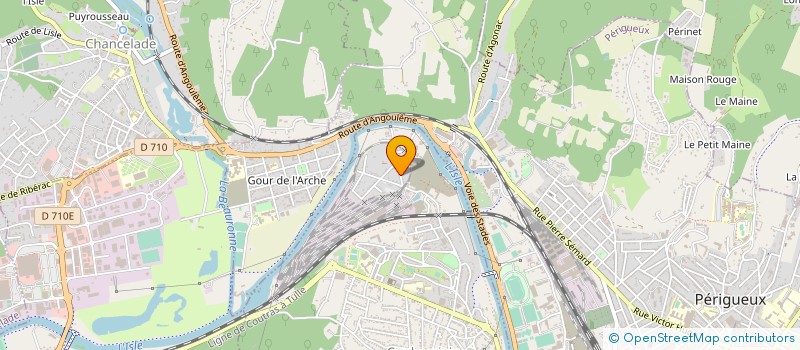 localisation de l'entreprise MONSIEUR FREDERIQ BAPTISTE  COULOUNIEIX-CHAMIERS