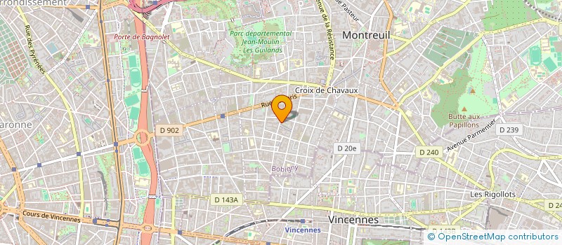 localisation de l'entreprise MONSIEUR FREDERIQUE DOMINICI à MONTREUIL