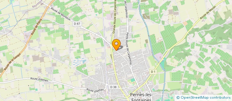 localisation de l'entreprise MONSIEUR FREDERIQUE HIRARDIN à PERNES-LES-FONTAINES