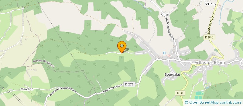 localisation de l'entreprise MONSIEUR FREDERIQUE HOARAU  ARTHEZ-DE-BEARN