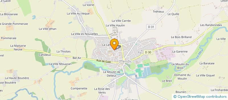 localisation de l'entreprise MONSIEUR FREDERIQUE LARIVIERE à IFFENDIC