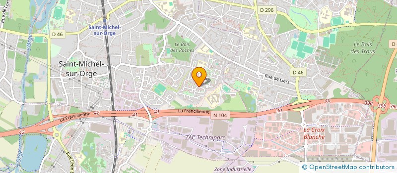 localisation de l'entreprise MONSIEUR FREDERIQUE PAUL  SAINT-MICHEL-SUR-ORGE