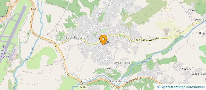 localisation de l'entreprise MONSIEUR FREDERIQUE SINI à BASTELICACCIA