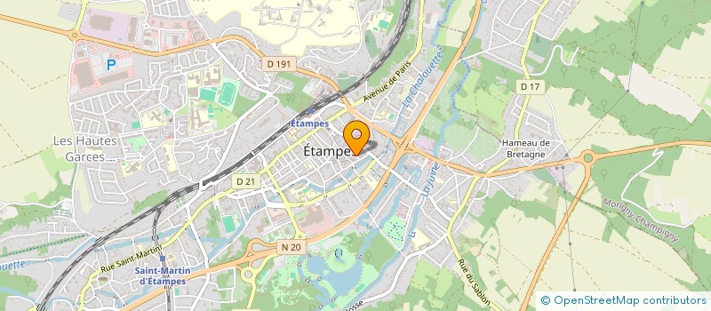 localisation de l'entreprise MONSIEUR FREDERYCK BRUZAT  ETAMPES