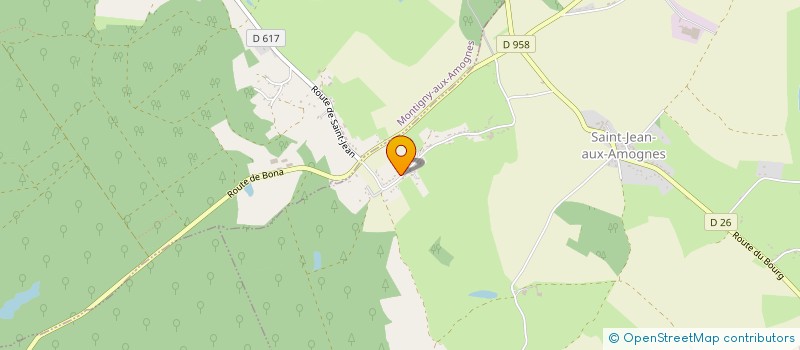 localisation de l'entreprise MONSIEUR FREDERYCK COFFARD  SAINT-JEAN-AUX-AMOGNES