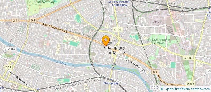 localisation de l'entreprise MONSIEUR FREDI HAJAJ à CHAMPIGNY-SUR-MARNE