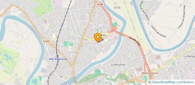 localisation de l'entreprise MONSIEUR FREDI MUSAJ à ALBI