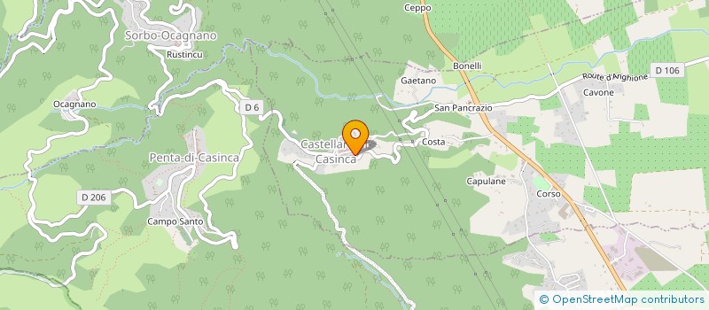 localisation de l'entreprise MONSIEUR FREDIEN FRATINI à PENTA DI CASINCA