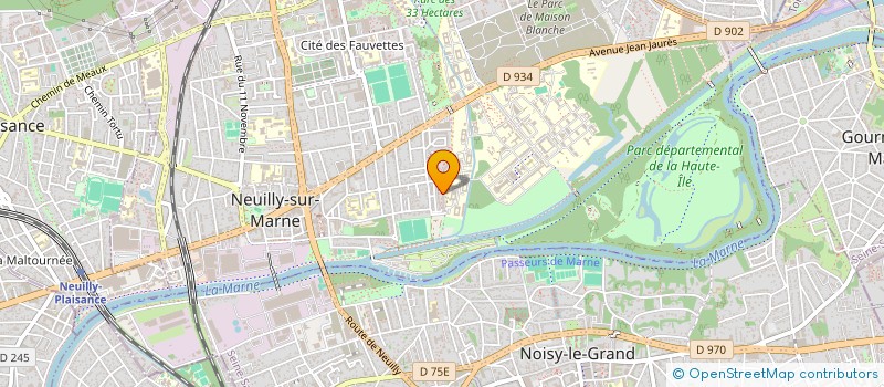 localisation de l'entreprise MONSIEUR FREDILSON SEMEDO DA VEIGA à NEUILLY-SUR-MARNE