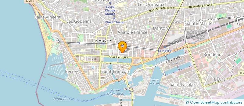 localisation de l'entreprise MONSIEUR FREDJ CHAIEB  LE HAVRE