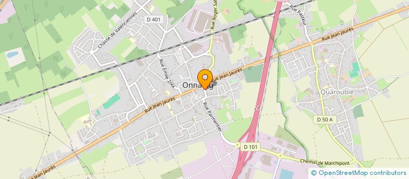 localisation de l'entreprise MONSIEUR FREDJ NOUMA à ONNAING