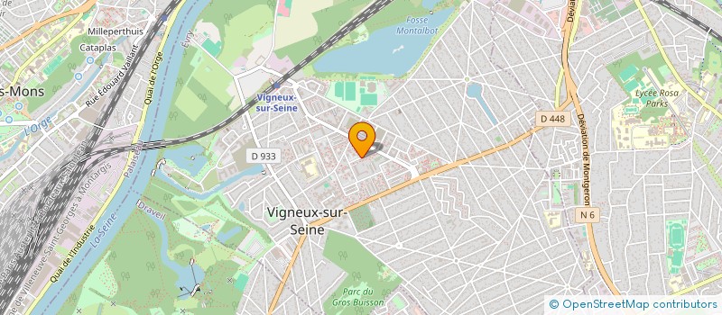 localisation de l'entreprise MONSIEUR FREDO-AGERPHONSE KIOMBA à VIGNEUX-SUR-SEINE
