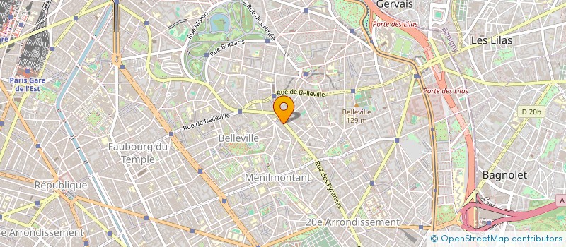 localisation de l'entreprise MONSIEUR FREDO BRUMELOT  PARIS