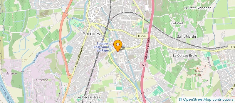 localisation de l'entreprise MONSIEUR FREDO CHARI  SORGUES