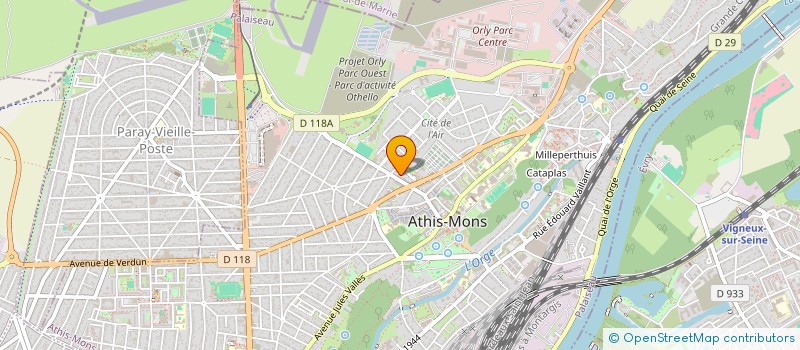 localisation de l'entreprise MONSIEUR FREDO PIQUE à ATHIS-MONS