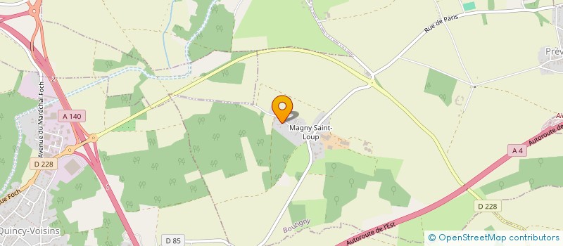 localisation de l'entreprise MONSIEUR FREDRERIC GNASSIA  BOUTIGNY