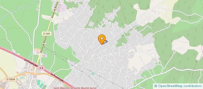 localisation de l'entreprise MONSIEUR FREDRERIC SERVANS  SAINT-MAXIMIN-LA-SAINTE-BAUME