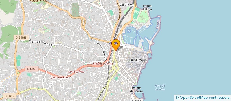 localisation de l'entreprise MONSIEUR FREDRIC BROSTROM  ANTIBES