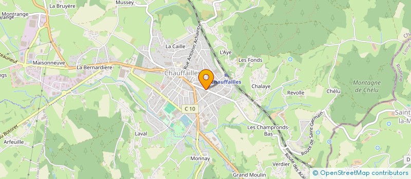 localisation de l'entreprise MONSIEUR FREDRIC DIART à CHAUFFAILLES