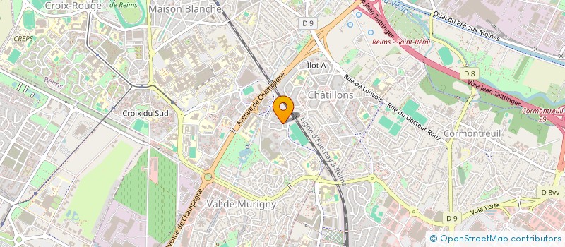 localisation de l'entreprise MONSIEUR FREDY AMOUYA à REIMS