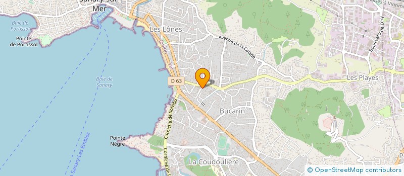 localisation de l'entreprise MONSIEUR FREDY BOURRELY à SIX-FOURS-LES-PLAGES