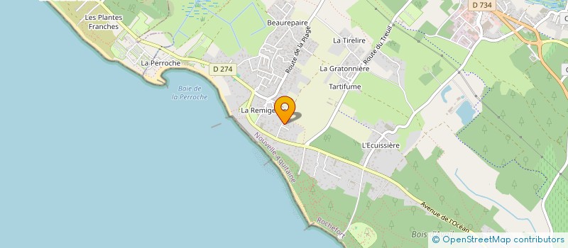 localisation de l'entreprise MONSIEUR FREDY CHAILLOLEAU  DOLUS D'OLERON