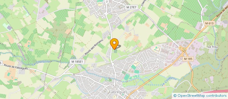 localisation de l'entreprise MONSIEUR FREDY CIPRES  FABREGUES