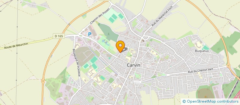 localisation de l'entreprise MONSIEUR FREDY DELVAL  CARVIN