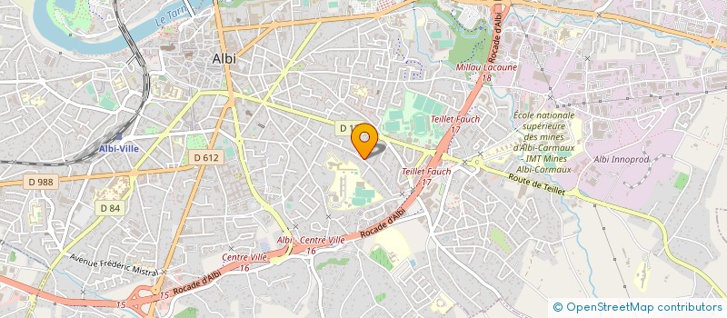 localisation de l'entreprise MONSIEUR FREDY FICARRA à ALBI